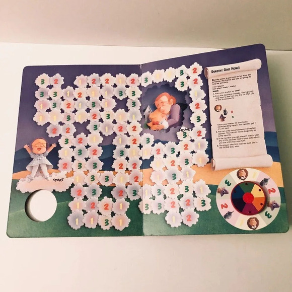 Vtg 1995 Wizard Of Oz  Game Book Press And Play Electronic Games Tormont - Picture 16 of 16